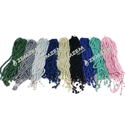 Tesbih 99 lu Plastik 8 mm Düz - Resim 1